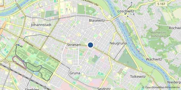 Friseur Hagen, Standort Striesen